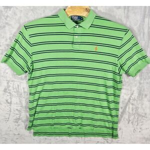 Ralph Lauren Polo Mens XL Green‎ & Blue Stripe